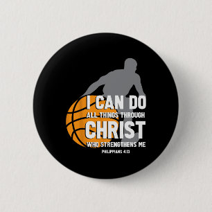 Chapa Redonda De 5 Cm Puedo Hacer Todas Las Cosas A Través De Cristo Cri