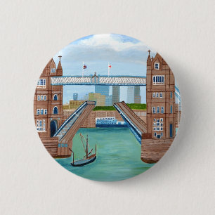 Chapa Redonda De 5 Cm Puente de Londres