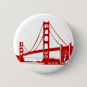 Chapa Redonda De 5 Cm Puente Golden Gate - San Francisco, CA