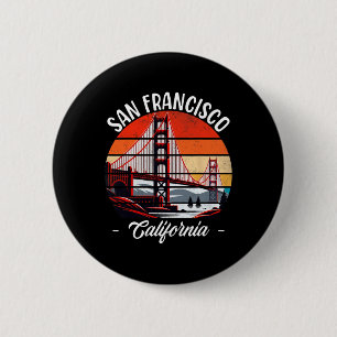 Chapa Redonda De 5 Cm Puente Golden Gate San Francisco California EE. UU