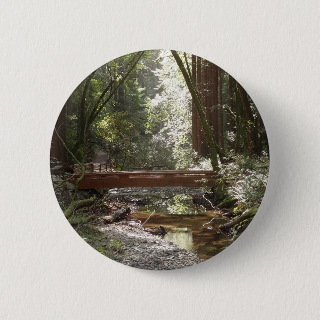 Chapa Redonda De 5 Cm Puente Muir Woods II (Anverso)