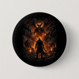 Chapa Redonda De 5 Cm Puerta del Infierno
