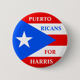Chapa Redonda De 5 Cm Puertorriqueños Por Harris