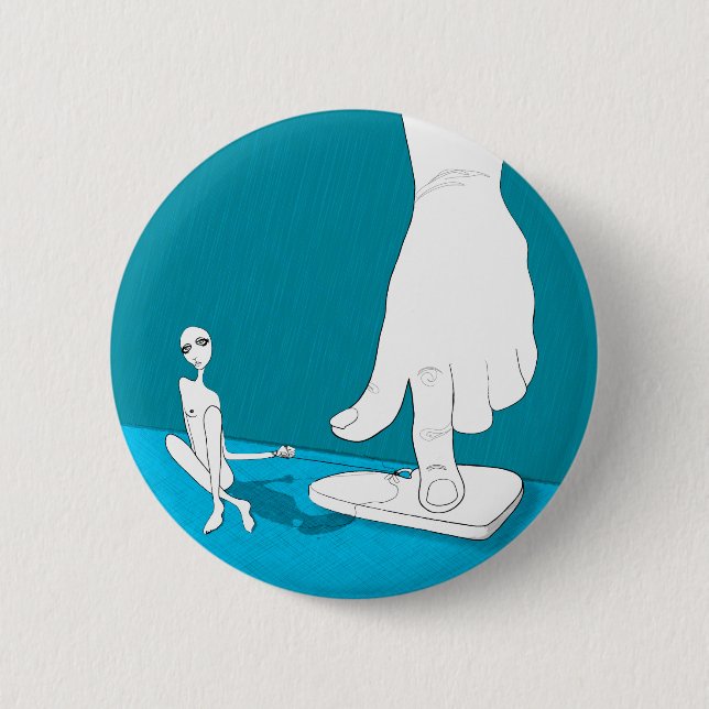 Chapa Redonda De 5 Cm puesto a tierra (Anverso)