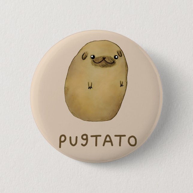 Chapa Redonda De 5 Cm Pugtato (Anverso)