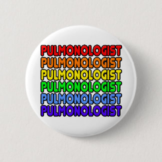 Chapa Redonda De 5 Cm Pulmonólogo del arco iris
