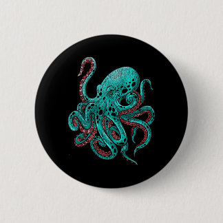 Chapa Redonda De 5 Cm Pulpo Kraken