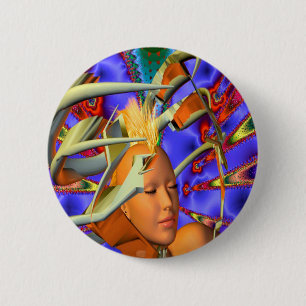 Chapa Redonda De 5 Cm Punk Heaven