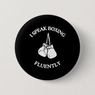 Chapa Redonda De 5 Cm Puño de Boxeo Genial Ropa Vintage de Kickboxing Pa