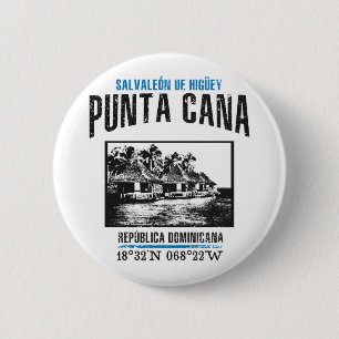 Chapa Redonda De 5 Cm Punta Cana