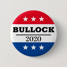 Chapa Redonda De 5 Cm Punto de elecciones Bullock 2020