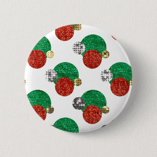 Chapa Redonda De 5 Cm puntos de navidades secuenciales