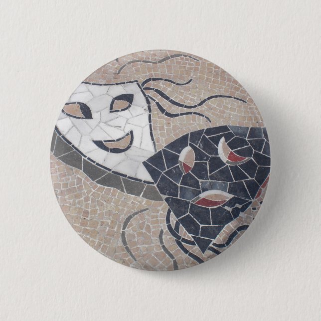 Chapa Redonda De 5 Cm Puro teatro (Anverso)