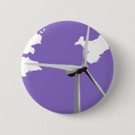 Chapa Redonda De 5 Cm Púrpura de GKWF