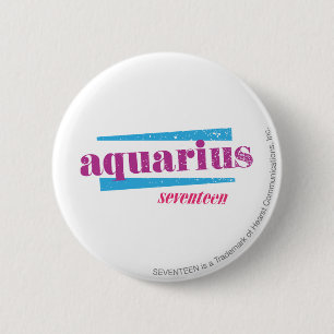 Chapa Redonda De 5 Cm Púrpura del acuario