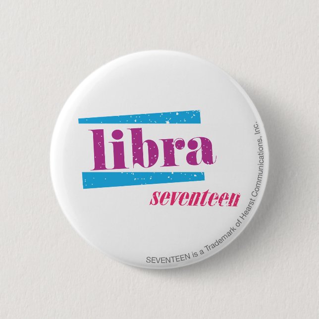 Chapa Redonda De 5 Cm Púrpura del libra (Anverso)