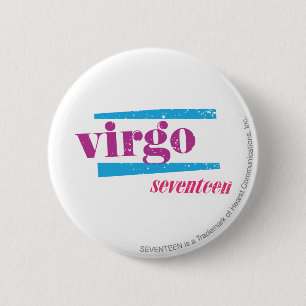 Chapa Redonda De 5 Cm Púrpura del virgo