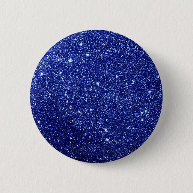 Chapa Redonda De 5 Cm Purpurina azul moderno (Anverso)