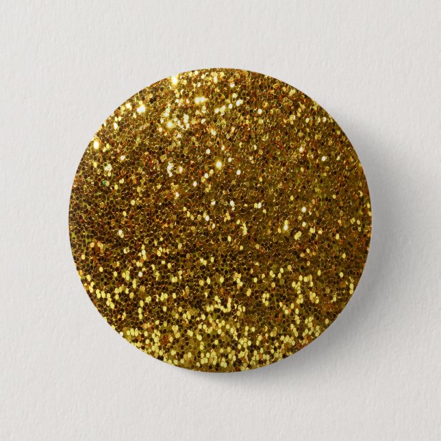 Chapa Redonda De 5 Cm Purpurina de oro (Anverso)