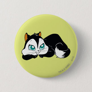 Chapa Redonda De 5 Cm Pussyfoot Cute Kitty