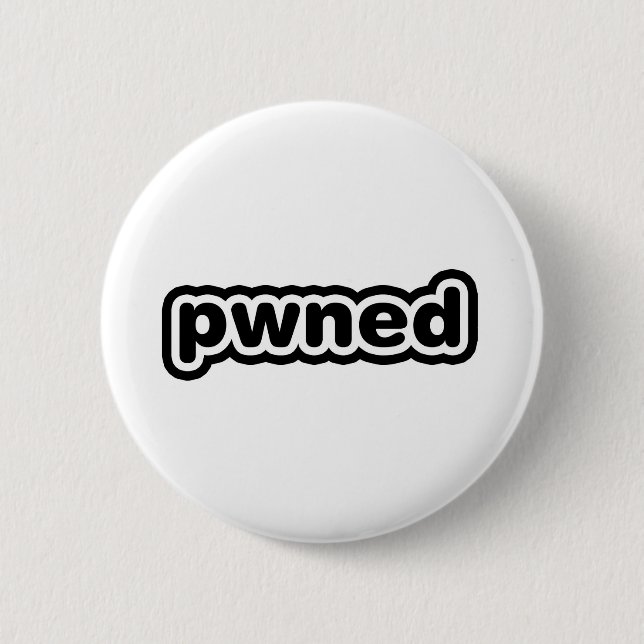 Chapa Redonda De 5 Cm Pwned (Anverso)