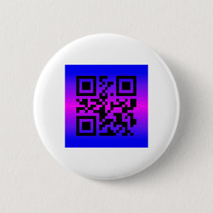 Chapa Redonda De 5 Cm QR Code® dice: FELIZ CUMPLEAÑOS