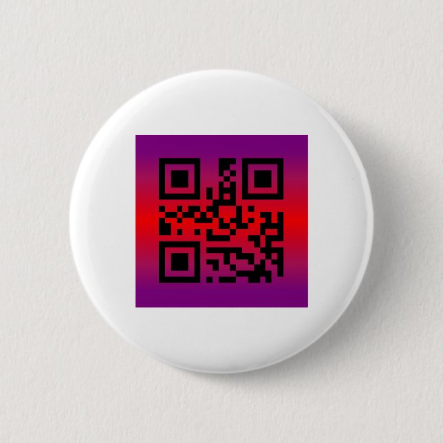 Chapa Redonda De 5 Cm QR Code® dice: FELIZ FÁCIL (Anverso)