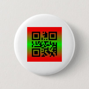 Chapa Redonda De 5 Cm QR Code® dice: Feliz KWANZAA