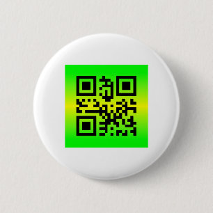 Chapa Redonda De 5 Cm QR Code® dice: GRACIAS