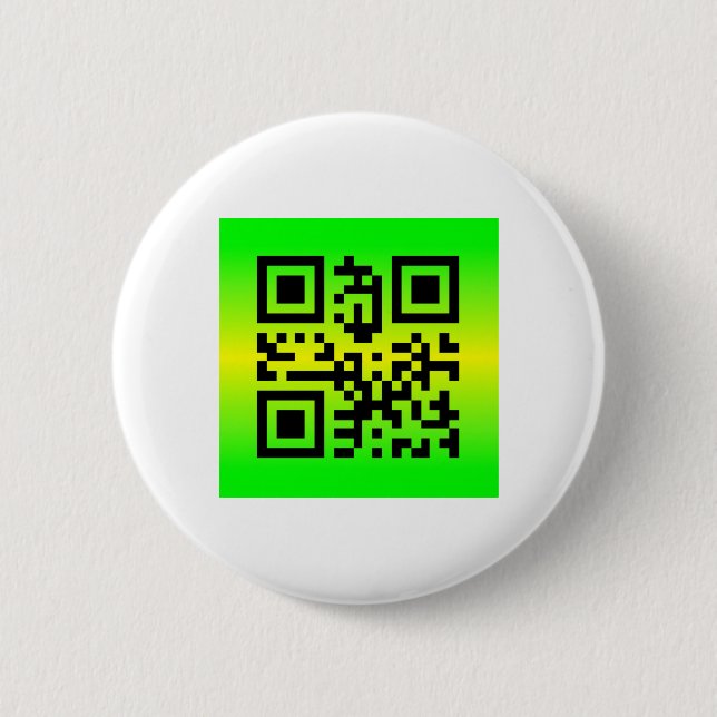 Chapa Redonda De 5 Cm QR Code® dice: GRACIAS (Anverso)