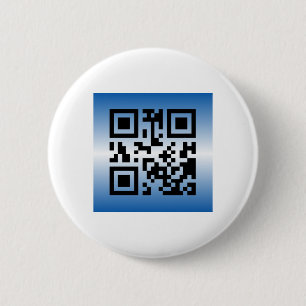 Chapa Redonda De 5 Cm QR Code® dice: PASSOVER FELIZ
