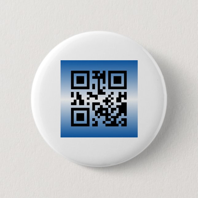 Chapa Redonda De 5 Cm QR Code® dice: PASSOVER FELIZ (Anverso)