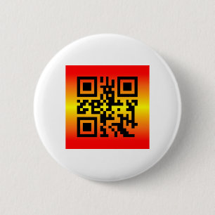 Chapa Redonda De 5 Cm QR Code® dice: Te extraño