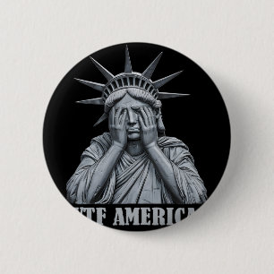 Chapa Redonda De 5 Cm Qué América Arte Antitrujillo Política Y Democraci