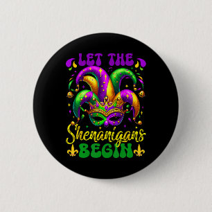 Chapa Redonda De 5 Cm Que los Shenanigans empiecen a los hombres del Mar