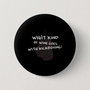 Chapa Redonda De 5 Cm ¿Qué tipo de vino va con el diseño de kickboxing p