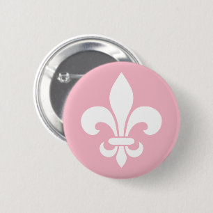 Chapa Redonda De 5 Cm Quebec patriota flor de lis francés SUS COLORES