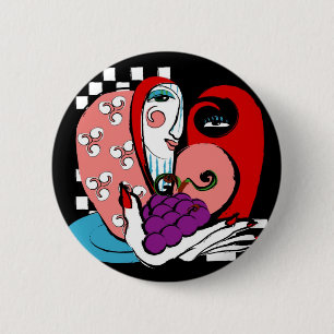 Chapa Redonda De 5 Cm queenie