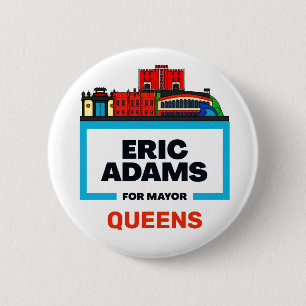 Chapa Redonda De 5 Cm Queens quiere a Eric Adams para alcalde de NYC