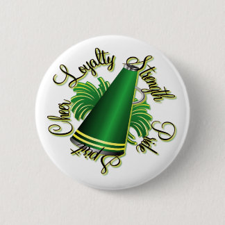 Chapa Redonda De 5 Cm Quejas de las cualidades verdes y amarillas