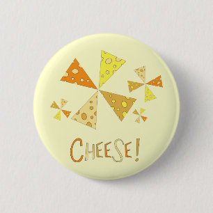 Chapa Redonda De 5 Cm ¡Queso!