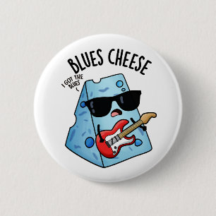 Chapa Redonda De 5 Cm Queso Azul Chiste Divertido Comida 