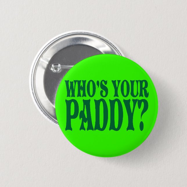 Chapa Redonda De 5 Cm Quién es su arroz (Anverso y reverso)