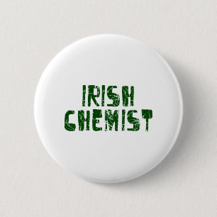 Chapa Redonda De 5 Cm Químico irlandés