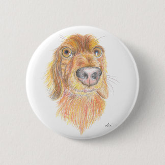Chapa Redonda De 5 Cm Quirky dachshund
