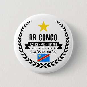 Chapa Redonda De 5 Cm R.D. Congo