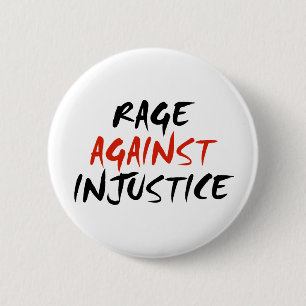 Chapa Redonda De 5 Cm Rabia contra injusticia