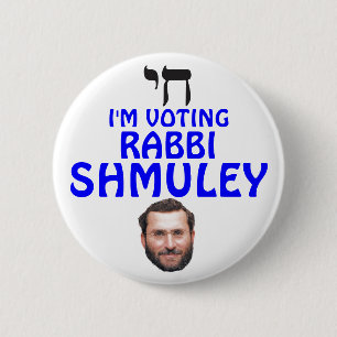 Chapa Redonda De 5 Cm Rabino Shmuley Boteach para el congreso