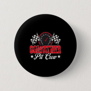 Chapa Redonda De 5 Cm Race Car Birday Party Carreras de la familia Pi