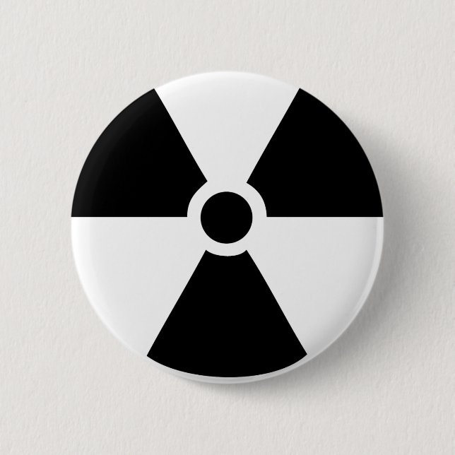 Chapa Redonda De 5 Cm radiactivo (Anverso)